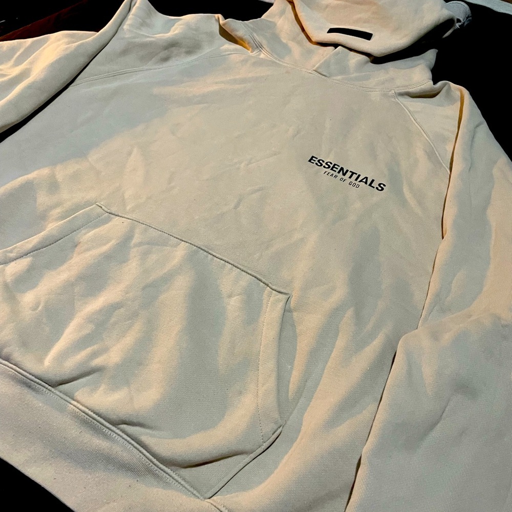 Essentials fear of God pullover hoodie